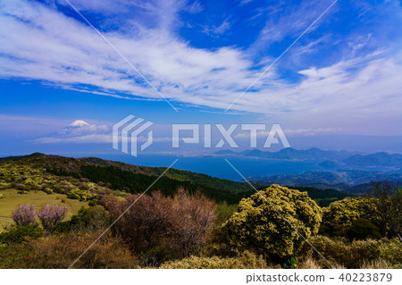 （靜岡縣）從富士山看到的富士山 40223879