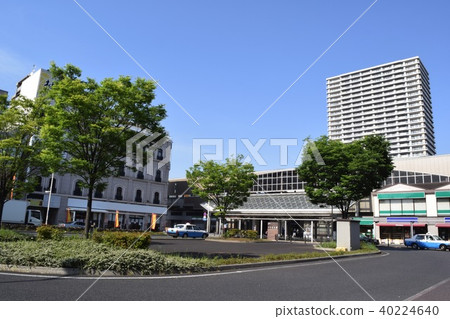 埼玉縣越谷站西口街景 埼玉縣越谷站西口街景 40224640