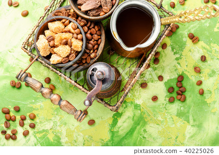 Roasted coffee beans 40225026