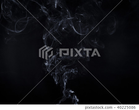 Vertical smoke waves of aroma stick 40225086