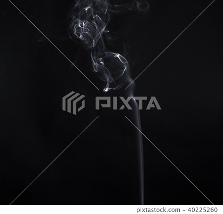 Vertical smoke of smoldering aromastick 40225260