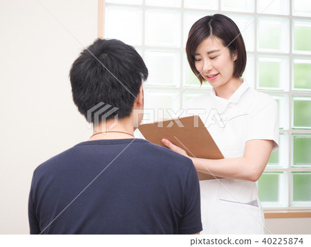 Female nurse interviewing (shooting cooperation) Female nurse interviewing (shooting cooperation) 40225874