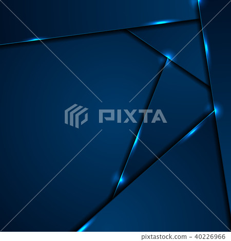 Dark blue corporate background with glowing lines 40226966