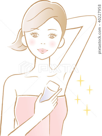 Electric shaver side woman 40227958