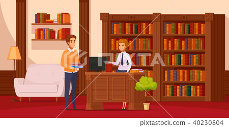 Library Flat Composition 40230804