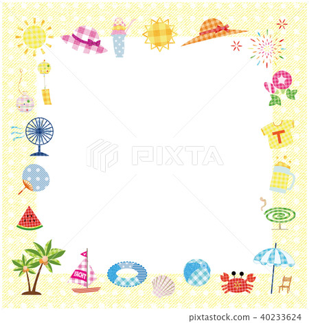 Summer material pattern fabric style frame 40233624