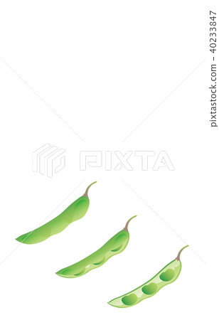 切蔬菜綠色大豆 40233847