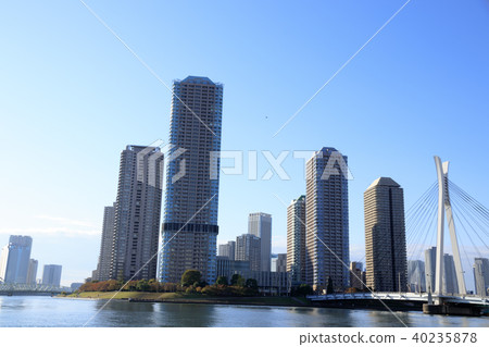 Urban scenery (Tokyo, Sumida River, autumn) Urban scenery (Tokyo, Sumida River, autumn) 40235878