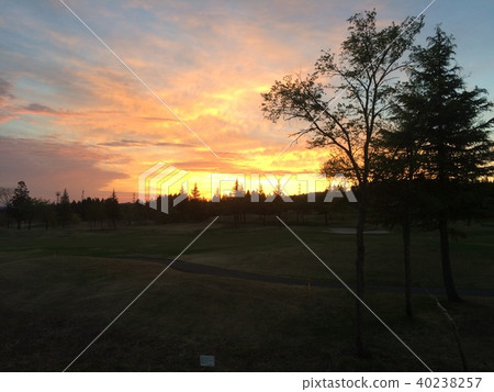 Evening sunset sunset park Evening sunset sunset park 40238257