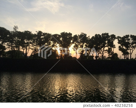 , Downtown Tokyo evening sunset sunset , Downtown Tokyo evening sunset sunset 40238258