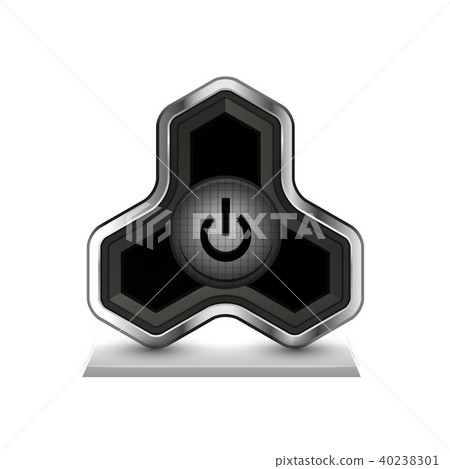 Techno futuristic start power button 40238301