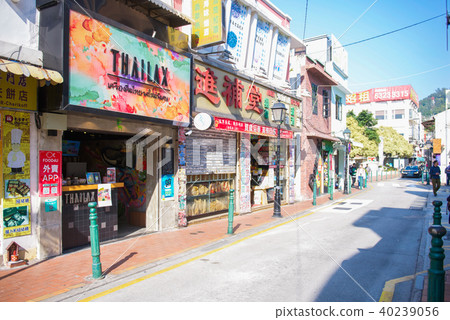 The food street or Rua do Cunha in Taipa 40239056