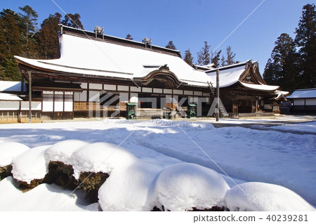 Snow Snow Kongobu Temple, Koya Town, Ito District, Wakayama Prefecture Snow Snow Kongobu Temple, Koya Town, Ito District, Wakayama Prefecture 40239281