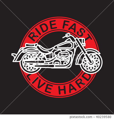 American classic motorcycle logotype. Vector. American classic motorcycle logotype. Vector. 40239580