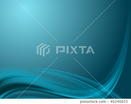 Blue background with smooth light stripes. 40240835