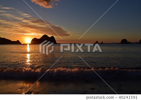 Sunset in Japan 100 Election Sunset Nishi Izu Tago 40241591