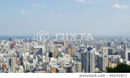 從鹿兒島城山觀測所的看法在春天 40242921