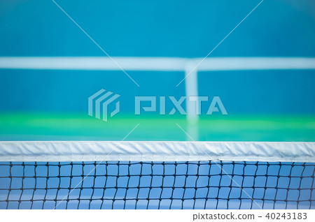 tennis court with net background 40243183