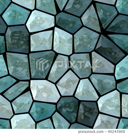 marble mosaic background blue green gray 40243908