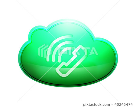 Vector phone support web button Vector phone support web button 40245474