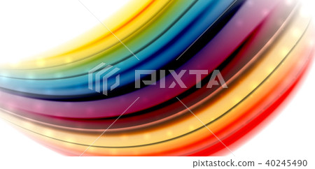 Abstract flowing motion wave, liquid colors mixing, vector abstract background Abstract flowing motion wave, liquid colors mixing, vector abstract background 40245490
