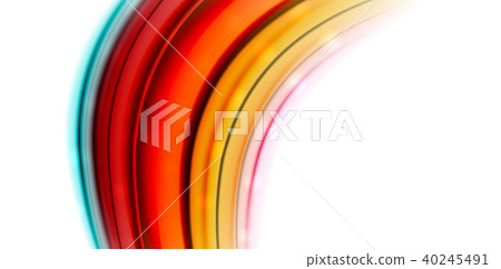 Abstract flowing motion wave, liquid colors mixing, vector abstract background Abstract flowing motion wave, liquid colors mixing, vector abstract background 40245491