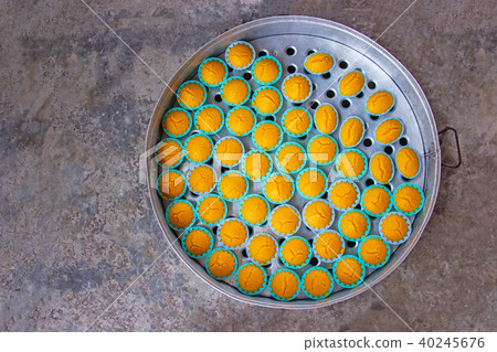 Toddy Palm Cake (Kanom Tarn), Traditional sweet. 40245676