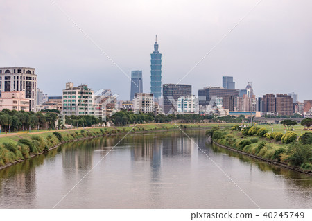 台北101,台北市,基隆河,台灣,天際線,市容,Taipei101, Taipei City 40245749