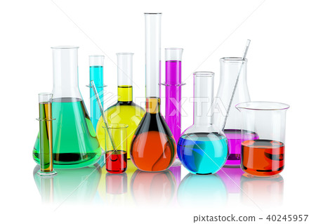 Laboratory glassware test glass flasks Laboratory glassware test glass flasks 40245957