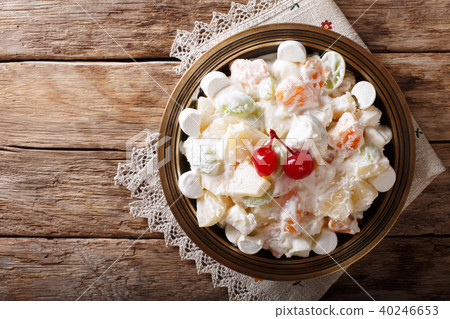 fruit salad Ambrosia from pineapple fruit salad Ambrosia from pineapple 40246653