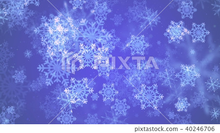 Background with nice falling snowflakes Background with nice falling snowflakes 40246706