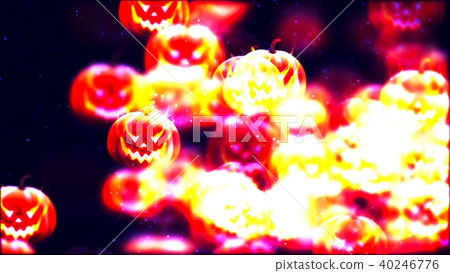 Background with nice flying pumpkins Background with nice flying pumpkins 40246776