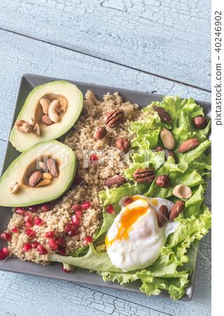 Portion of healthy breakfast 40246902