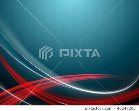 Blue background with smooth red and white stripes. Blue background with smooth red and white stripes. 40247206