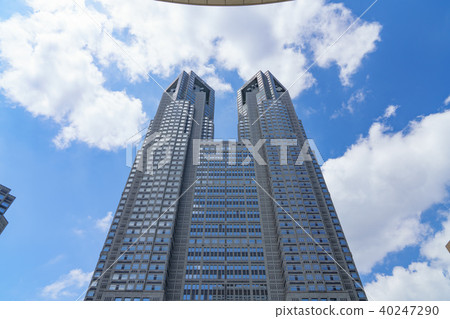 [東京]東京都政府辦公室天氣晴朗 40247290