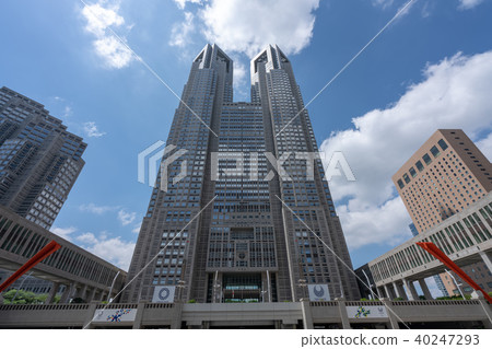 [東京]東京都政府辦公室天氣晴朗 40247293