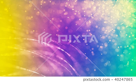 Background with nice colorful particles. 3D rendering 40247865