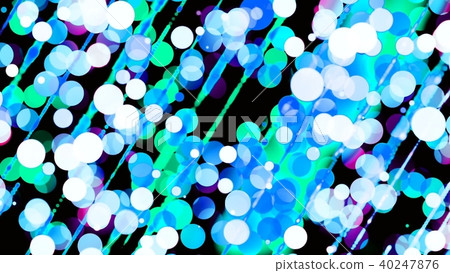 Background with nice blue bokeh. 3D rendering 40247876