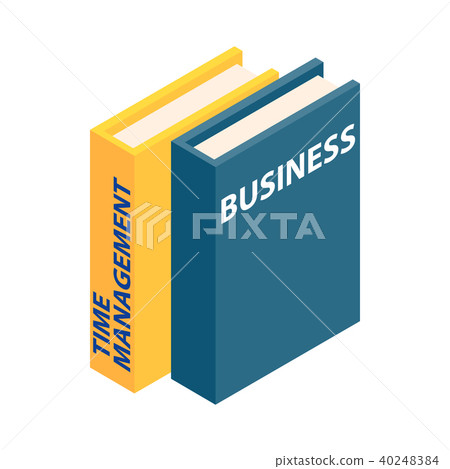 Business and time management icon, isometric 3d  40248384