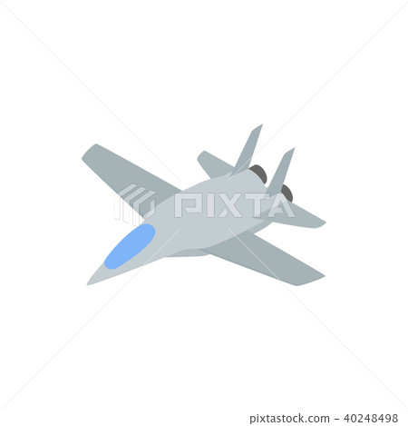 Military aircraft  icon, comics style 40248498