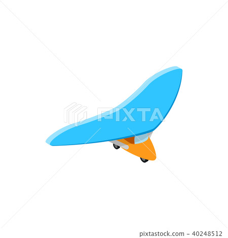 Gyroplane icon, isometric 3d style Gyroplane icon, isometric 3d style 40248512