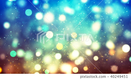 Background with nice glowing bokeh 3D rendering 40249451