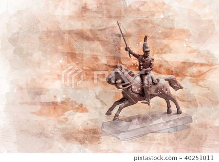 Figurine soldier, Russian dragoon 40251011