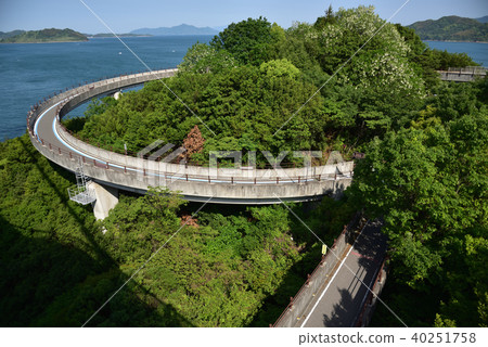Shimanami海路在日本的瀨戶內海 Shimanami海路在日本的瀨戶內海 40251758