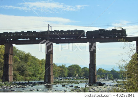 從Kaminagatei橋（SL Paleo Express）的秩父鐵路風景景觀 40252841