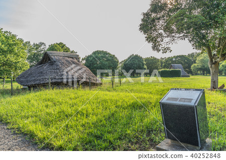 Kaso Riso殼土墩風景在夏天 40252848