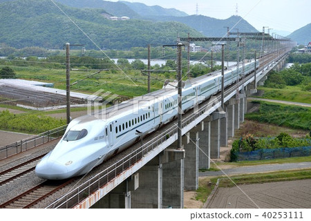Sanyo Shinkansen N700 series 7000 series S14 formation Mizuho Sanyo Shinkansen N700 series 7000 series S14 formation Mizuho 40253111