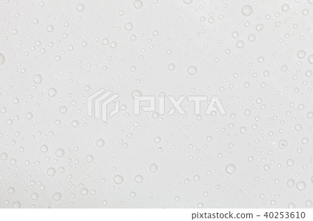 Water drops on white background. 40253610