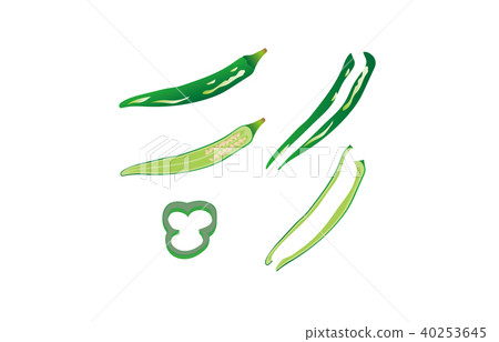 切蔬菜和辣椒 切蔬菜和辣椒 40253645