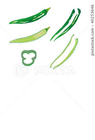 切蔬菜和辣椒 切蔬菜和辣椒 40253646